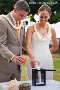 sand tray ceremony, maui wedding photographer maui wedding, maui photography